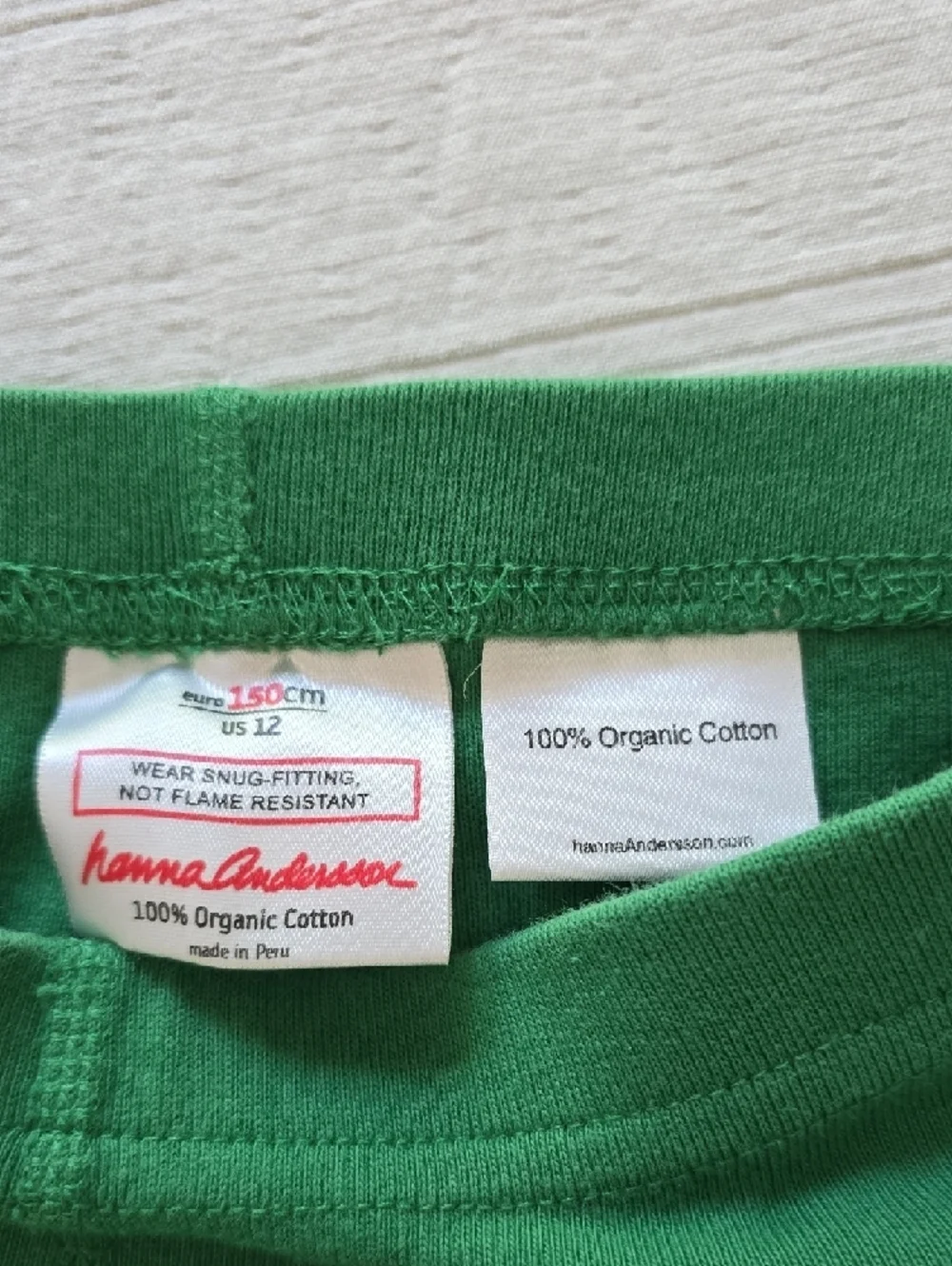 Kids Green Elf Pajama Set with Yellow Accents